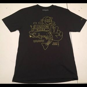 Mens Simms Fishing Tee S/S